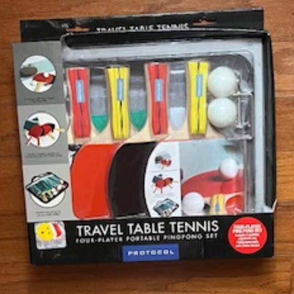 Protocol Travel Table Tennis 4 Player Set - Picture 2 of 12